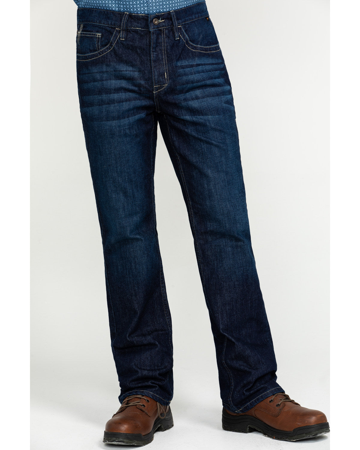 Men's FR Milliken Dark Slim Bootcut Work Jeans | Cody James Clothing|Sale