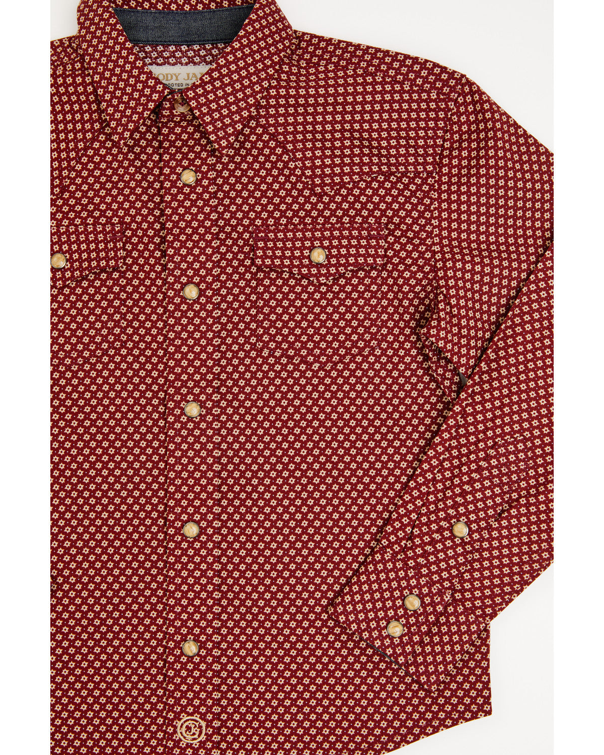 Toddler Boys' NFR Geo Print Long Sleeve Snap Stretch Wester | Cody James Clothing|Boys