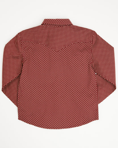 Toddler Boys' NFR Geo Print Long Sleeve Snap Stretch Wester | Cody James Clothing|Boys