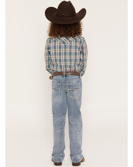 Boys' Kansas Light Wash Slim Bootcut Stretch Denim Jeans | Cody James Clothing|Boys