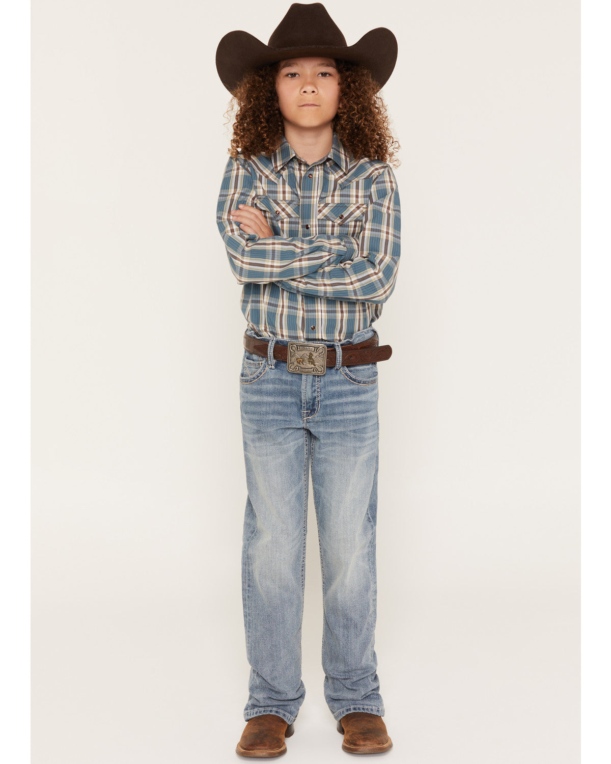Boys' Kansas Light Wash Slim Bootcut Stretch Denim Jeans | Cody James Clothing|Boys
