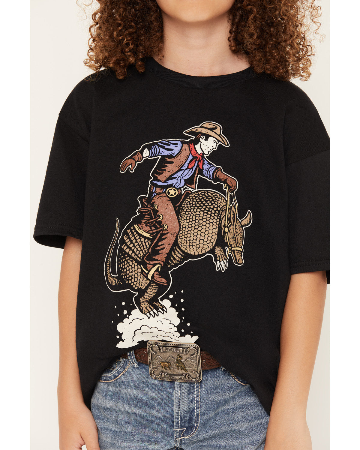 Boys' Armadillo Rider Short Sleeve Graphic T-Shirt | Cody James Clothing|Boys