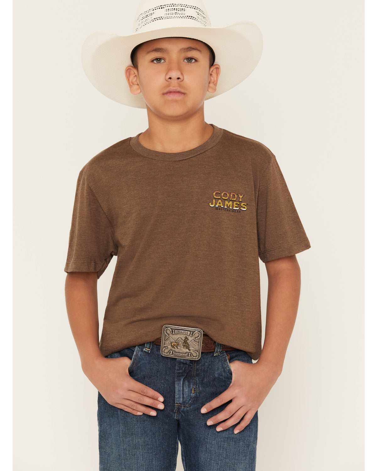 Boys' Frontier Bison Short Sleeve Graphic T-Shirt | Cody James Clothing|Boys
