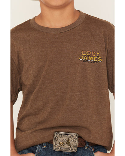 Boys' Frontier Bison Short Sleeve Graphic T-Shirt | Cody James Clothing|Boys