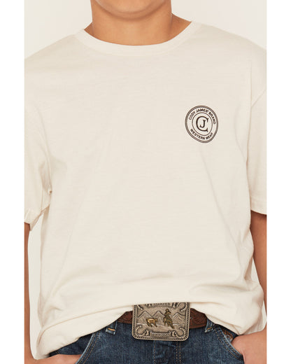 Boy's Original Cowboy Logo Short Sleeve Graphic T-Shirt | Cody James Clothing