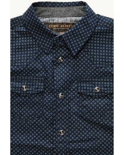 Toddler Boys' Tripp Geo Print Short Sleeve Snap Western Shi | Cody James Clothing|Boys