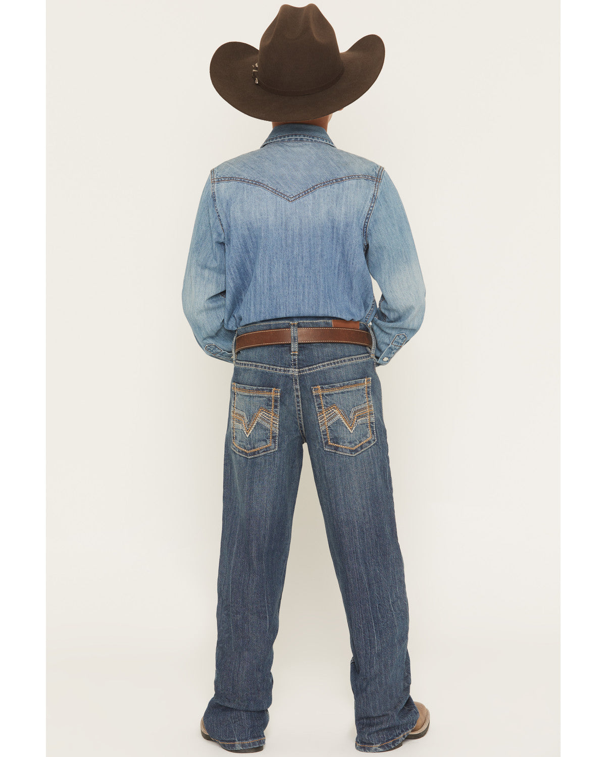 Boys' Texas Dark Wash Relaxed Bootcut Stretch Denim Jeans | Cody James Clothing|Boys
