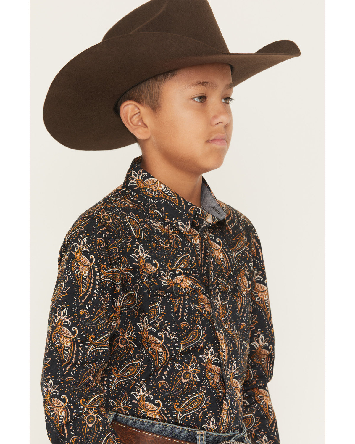 Men's Canyon Rider Paisley Print Long Sleeve Snap Western S | Cody James Clothing