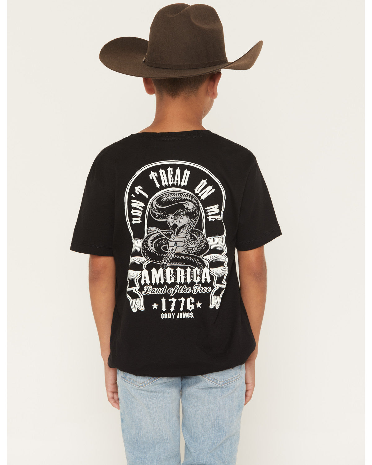 Boys' Don't Tread On Me Short Sleeve Graphic T-Shirt | Cody James Clothing|Boys
