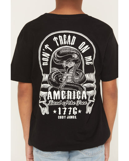 Boys' Don't Tread On Me Short Sleeve Graphic T-Shirt | Cody James Clothing|Boys