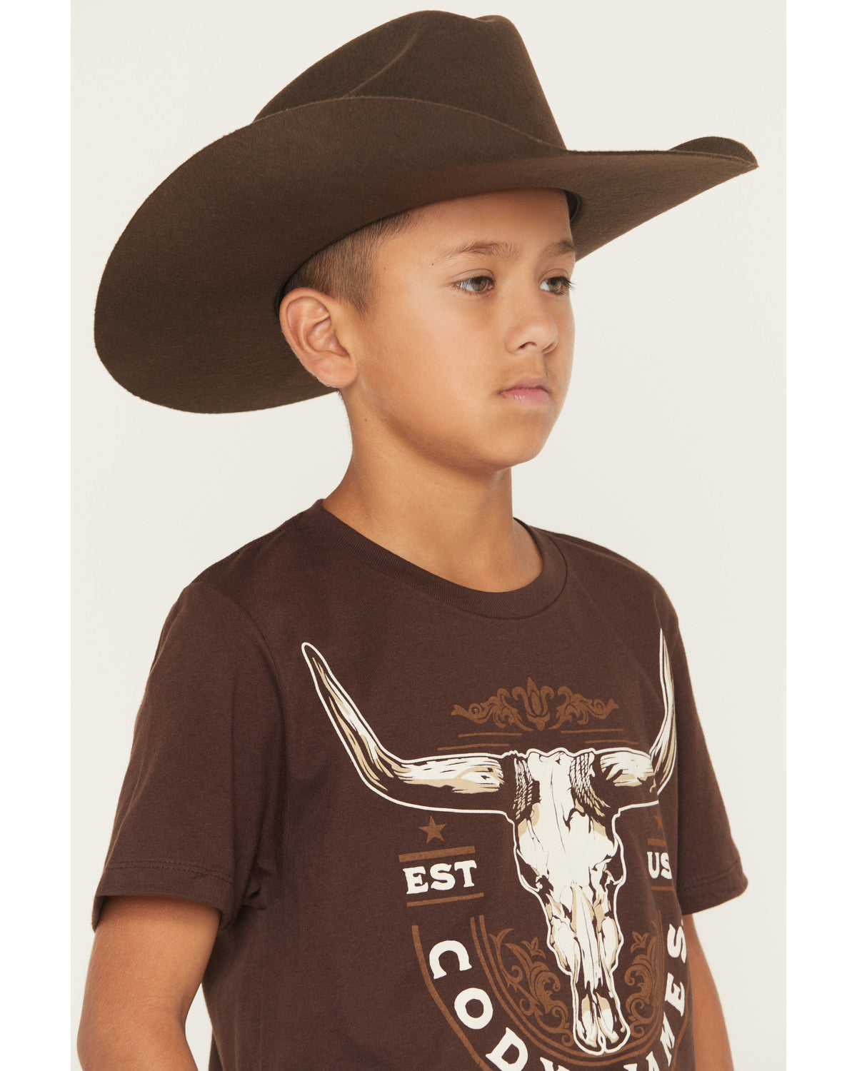 Boys' USA Steerhead Short Sleeve Graphic T-Shirt | Cody James Clothing|Boys