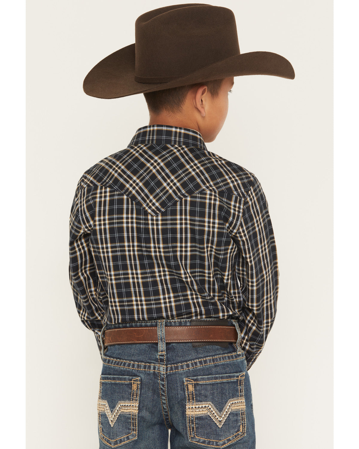 Boys' Warriors Way Plaid Print Long Sleeve Snap Western Shi | Cody James Clothing|Boys|Sale