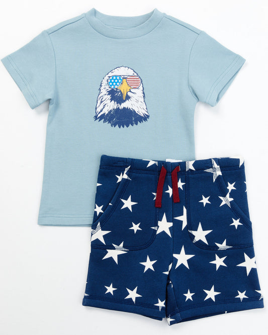 Toddler Boys' USA Shirt and Shorts - 2 Piece Set | Cody James Clothing|Boys|Sale
