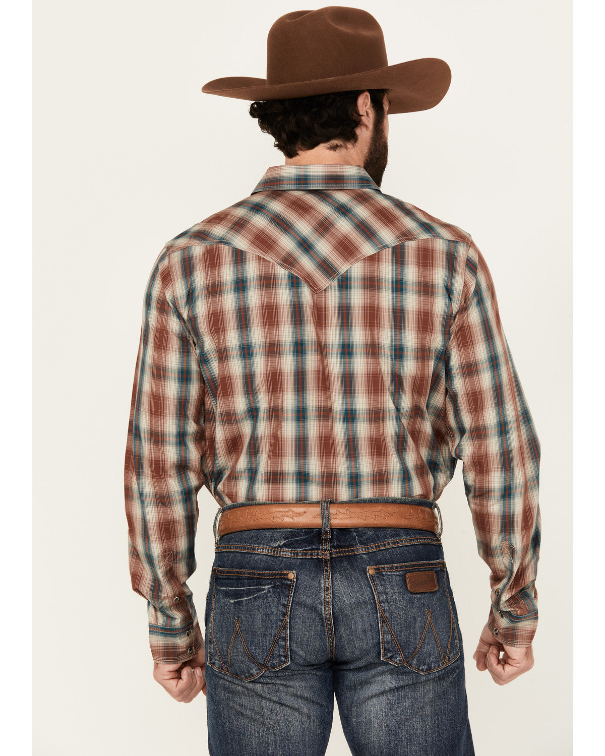 Men's Ricardo Plaid Print Long Sleeve Snap Western Shirt | Cody James Clothing|Sale