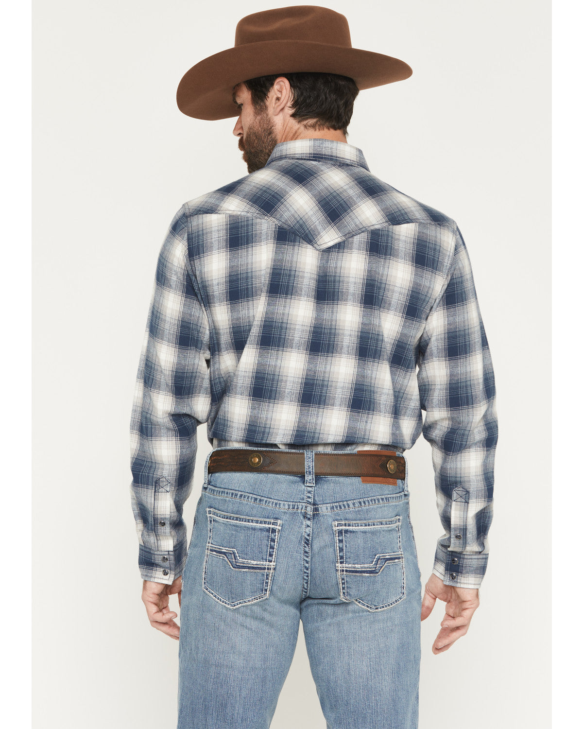 Men's Rio Bravo Plaid Print Long Sleeve Flannel Shirt | Cody James Clothing|Sale