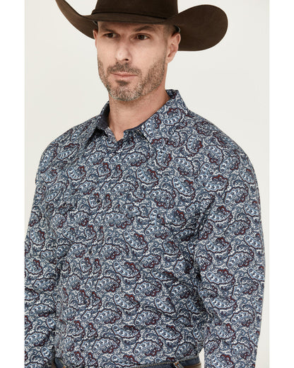 Men's Refresh Paisley Print Long Sleeve Snap Western Shirt | Cody James Clothing|Sale