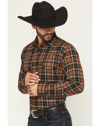 Black 1978® Men's Caddis Plaid Print Long Sleeve Button-Dow | Cody James Clothing|Sale