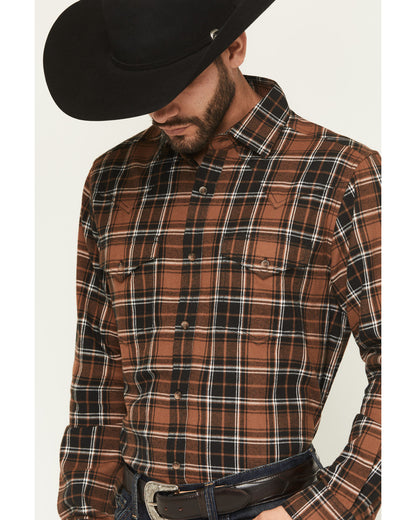 Black 1978® Men's Caddis Plaid Print Long Sleeve Button-Dow | Cody James Clothing|Sale