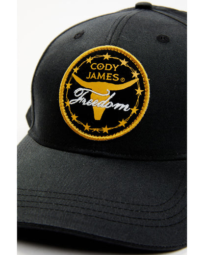 Men's Steerhorn Freedom Circle Patch Ball Cap | Cody James Hats|Sale