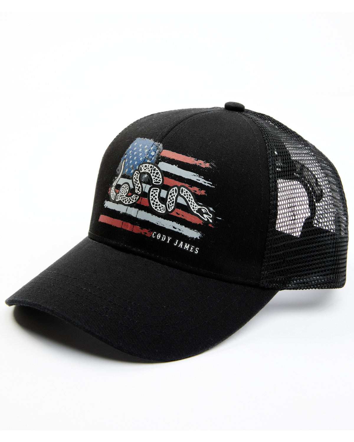 Men's Distressed Snake Flag Ball Cap | Cody James Hats|Accessories|Sale