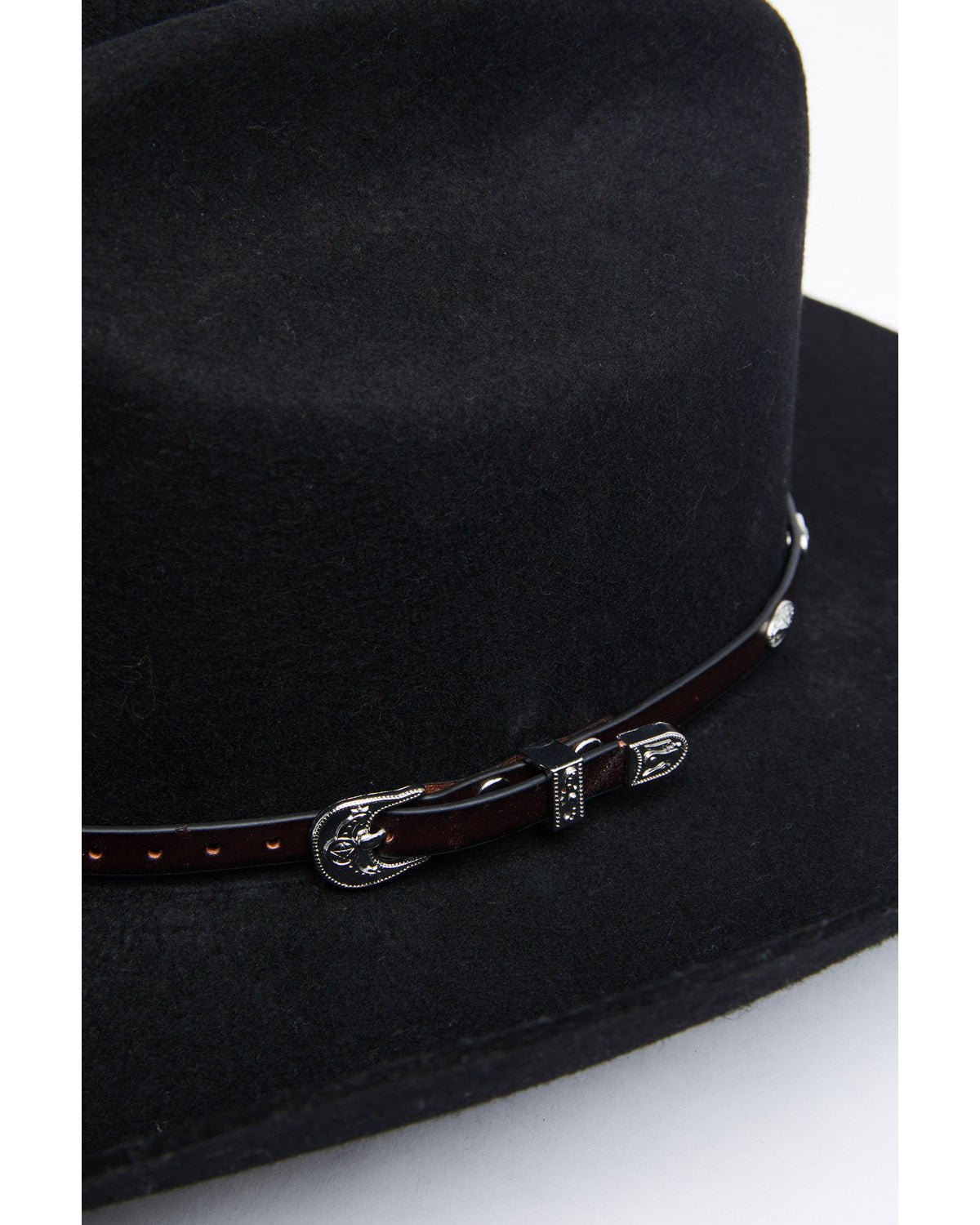 Men's Oval Silver Concho Hat Band | Cody James Hats|Accessories