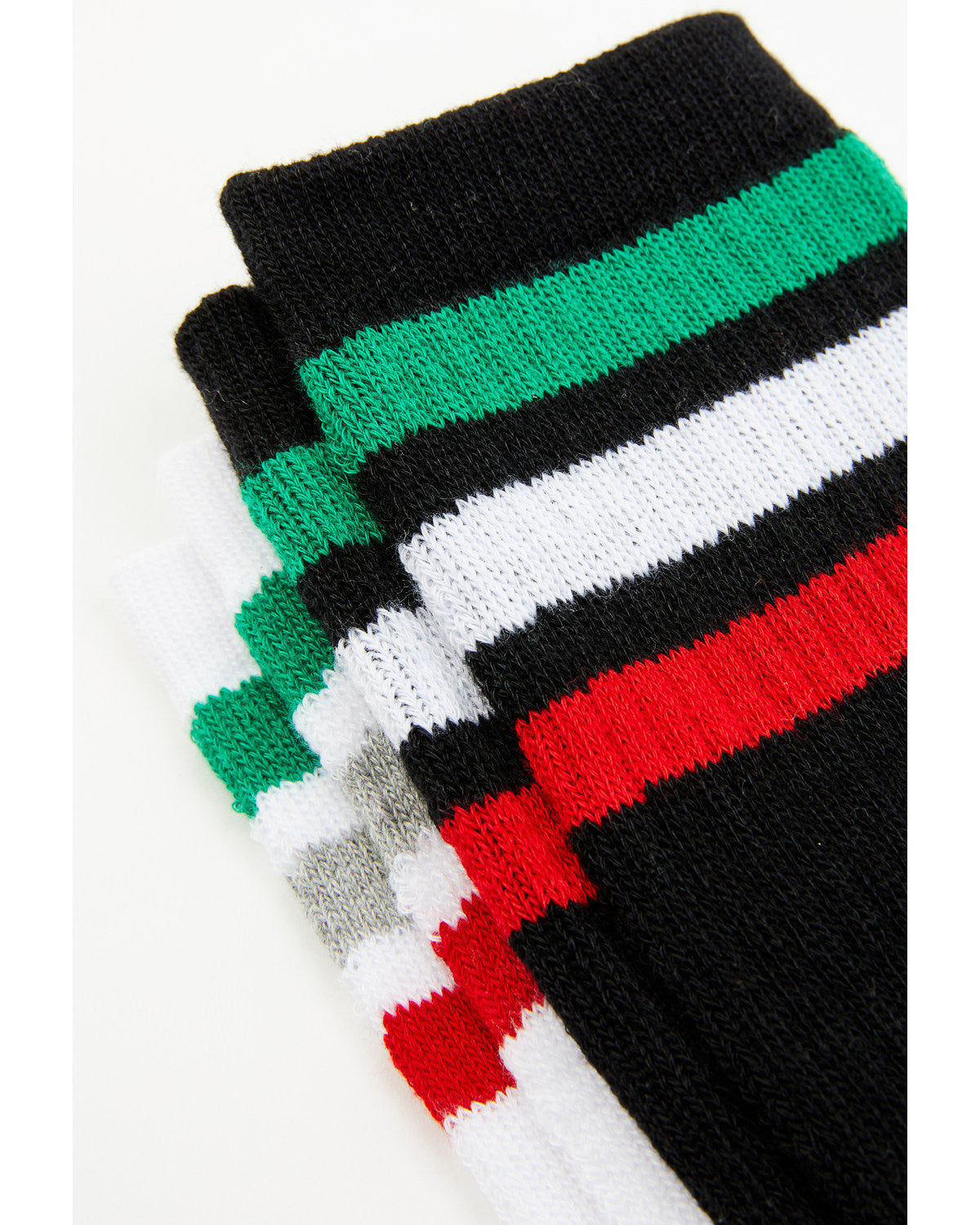 Men's Mexican Flag Stripe 2-pack Socks | Cody James Accessories|Sale