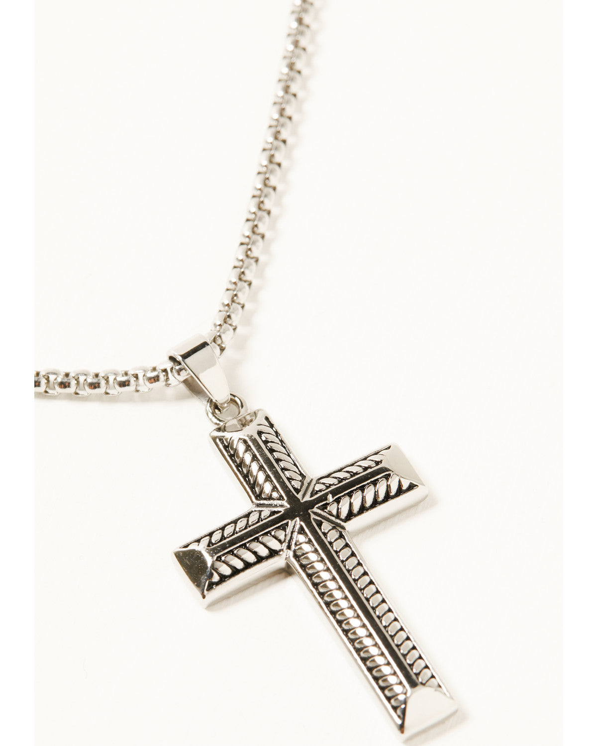 Men's Textured Cross Necklace | Cody James Accessories