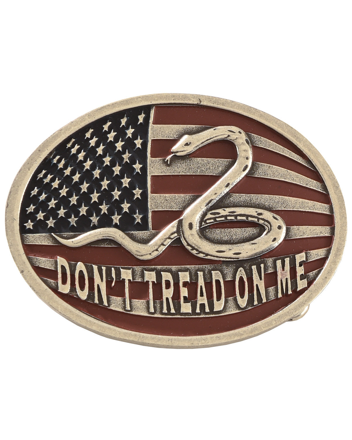 Men's Don't Tread on Me Belt Buckle | Cody James Accessories