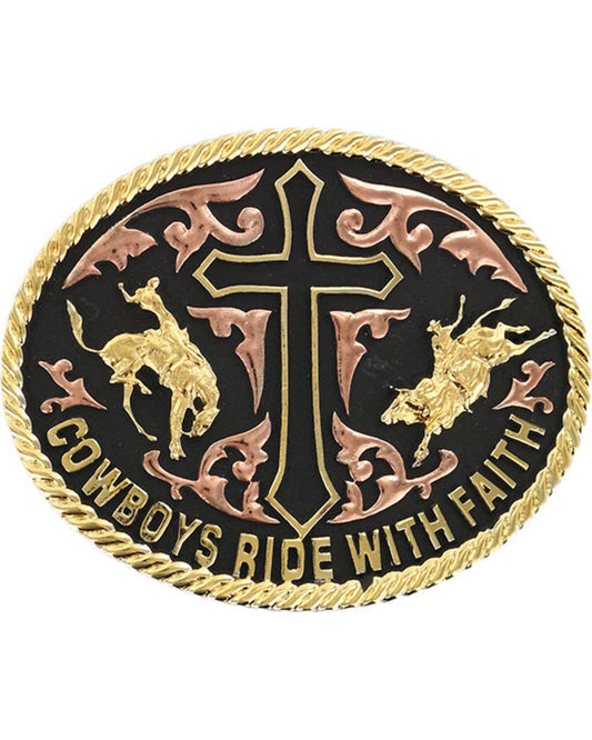 Men's Ride with Faith Belt Buckle | Cody James Accessories