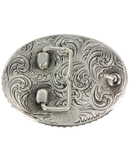 Men's Oval Longhorn Belt Buckle | Cody James Accessories