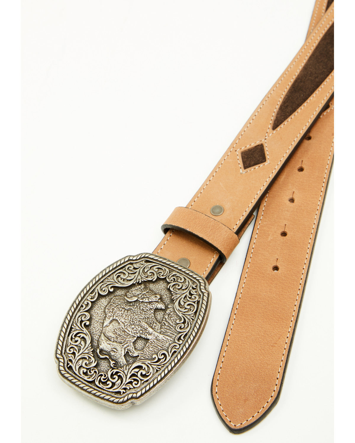 Men's Gunner Buffalo Plaque Buckle Belt | Cody James Accessories