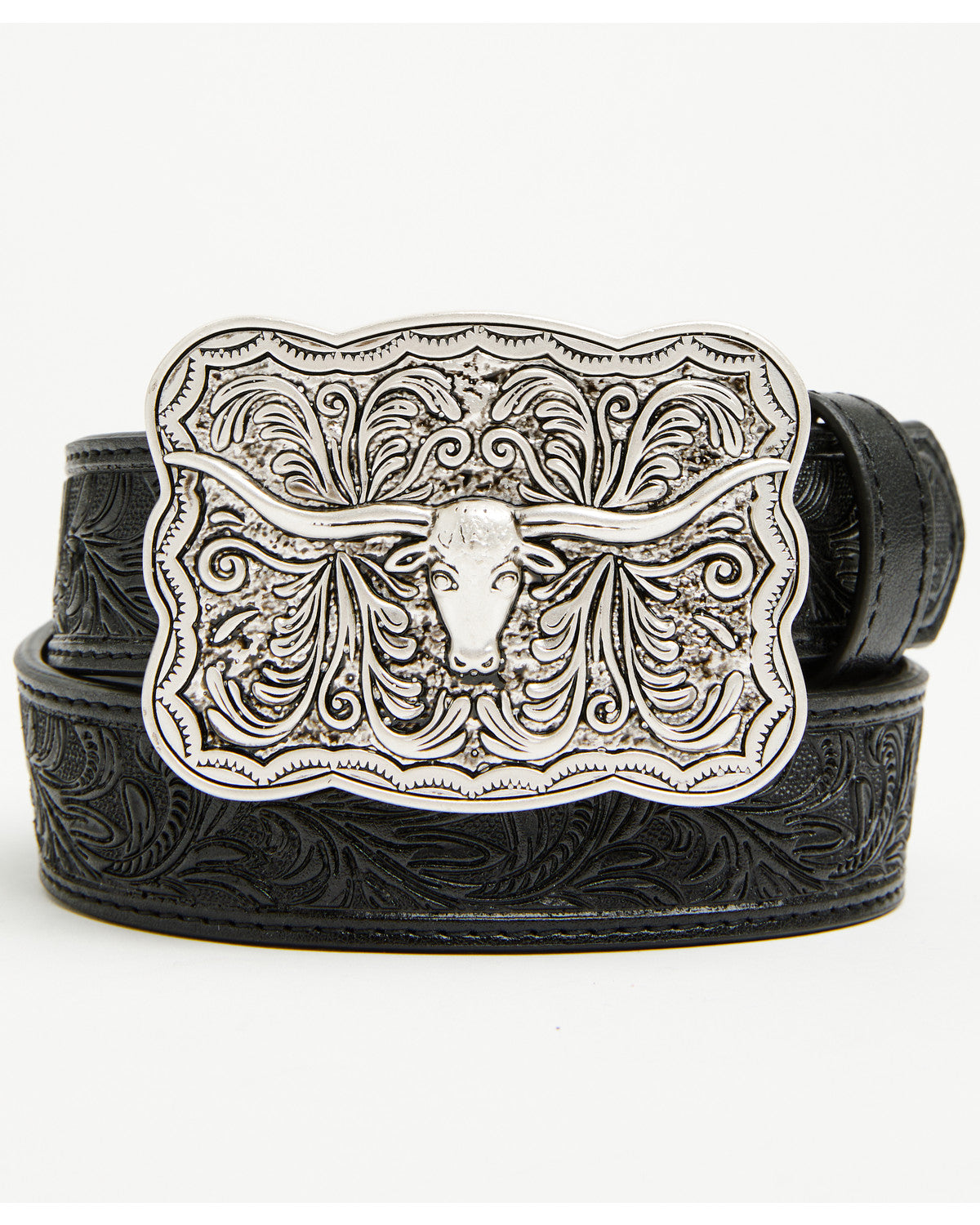 Boys' Huck Tooled Buckle Belt | Cody James Accessories