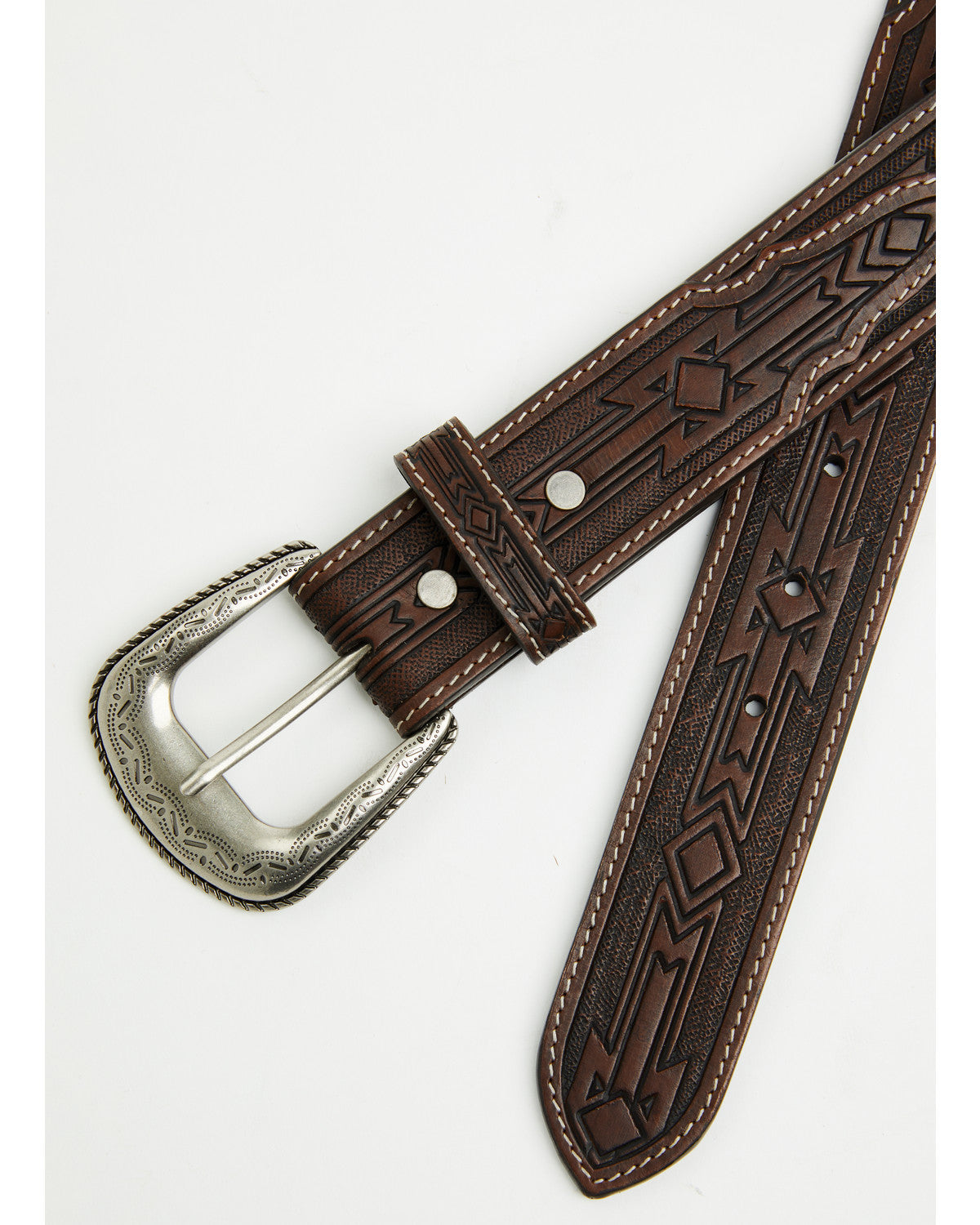 Men's Ridge Southwestern Leather Belt | Cody James Accessories