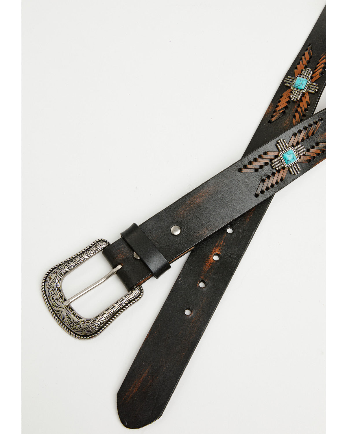 Men's Concho Whipstitch Belt | Cody James Accessories