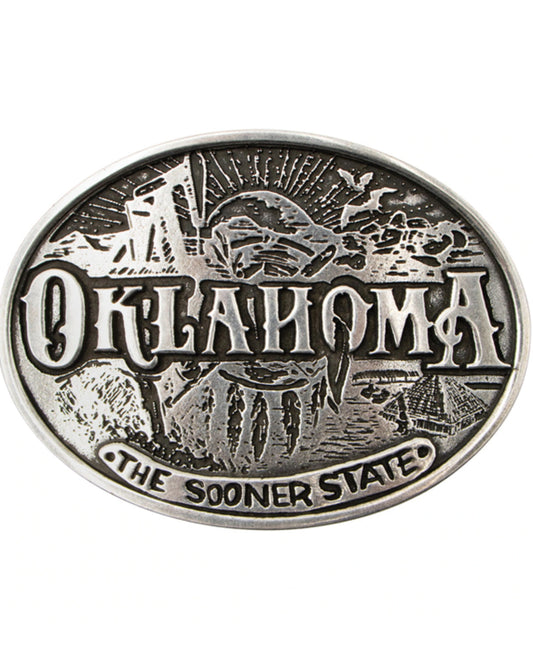 Oklahoma Heritage Oval Buckle | Cody James Accessories