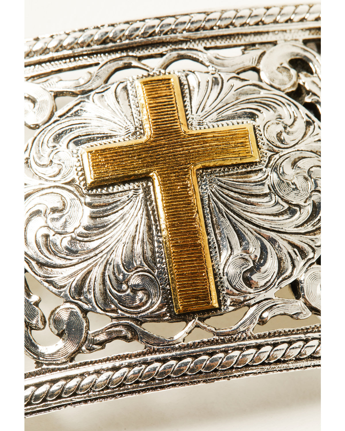 Men's Filigree Cross Belt Buckle | Cody James Accessories