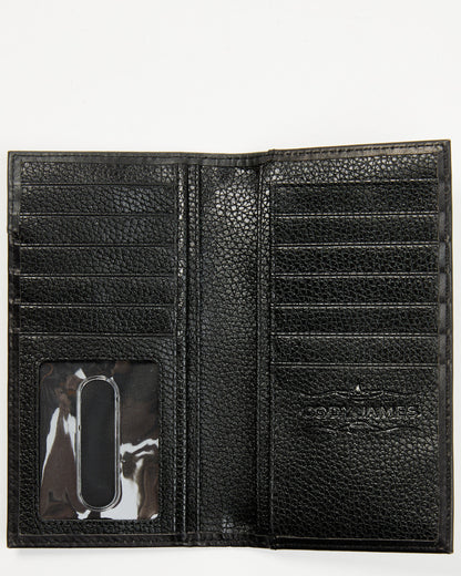 Men's Dwight Basketweave Tooled Rodeo Wallet | Cody James Accessories|Sale