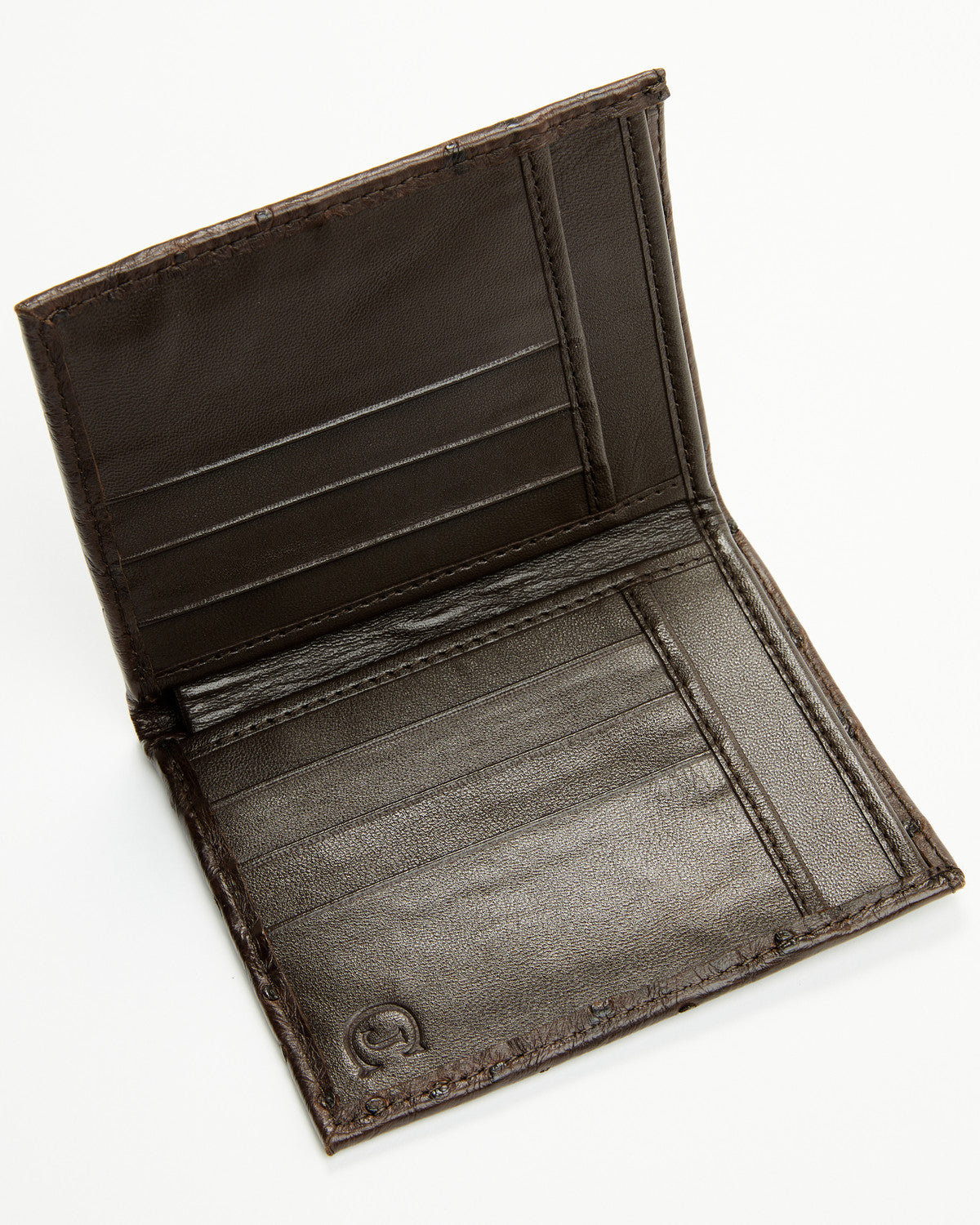 Black 1978™ Men's Dawson Exotic Full-Quill Ostrich Bifold W | Cody James Accessories