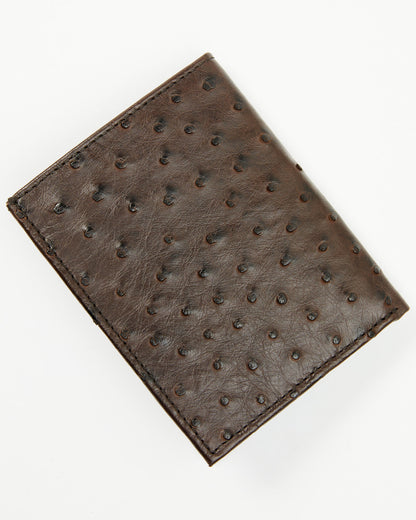 Black 1978™ Men's Dawson Exotic Full-Quill Ostrich Bifold W | Cody James Accessories