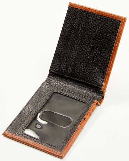 Men's Grady Faux Ostrich Bifold Wallet | Cody James Accessories