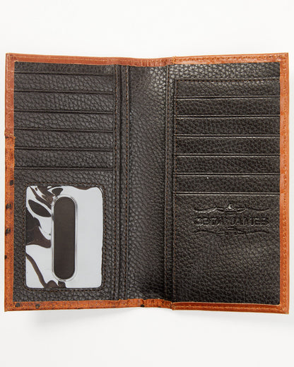 Men's Grady Faux Ostrich Rodeo Wallet | Cody James Accessories