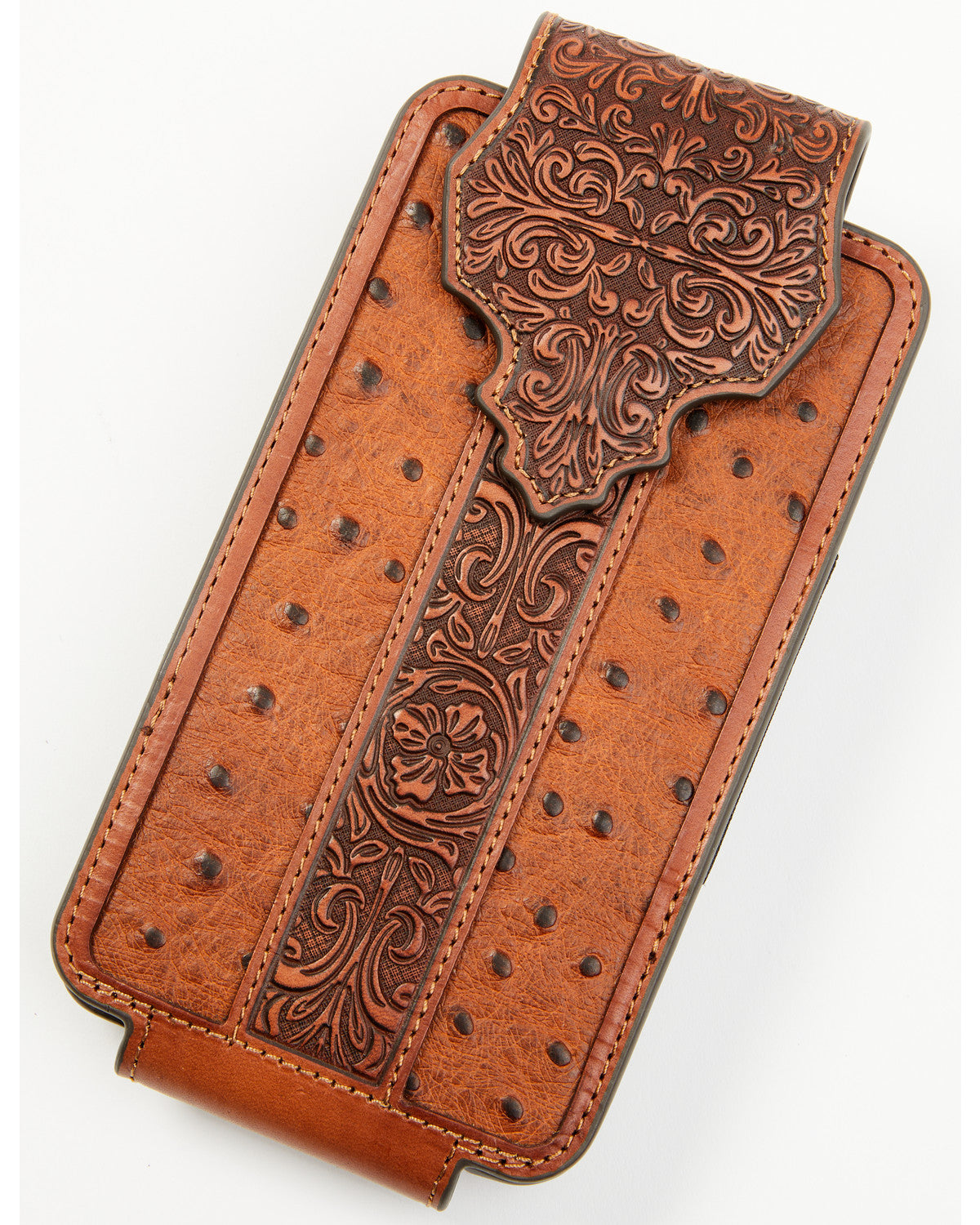 Men's Grady Faux Ostrich Cellphone Case | Cody James Accessories