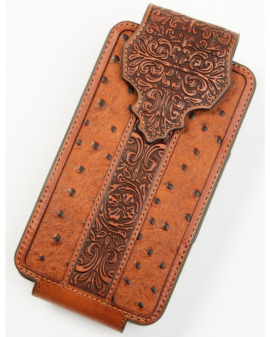Men's Grady Faux Ostrich Cellphone Case | Cody James Accessories