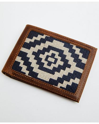 Men's Southwestern Woven Leather Bi-Fold Wallet | Cody James Accessories