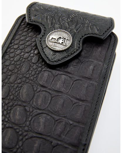 Men's Crocodile Embossed Cell Phone Case | Cody James Accessories