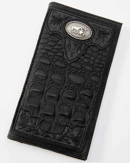 Men's Crocodile Embossed Rodeo Wallet | Cody James Accessories