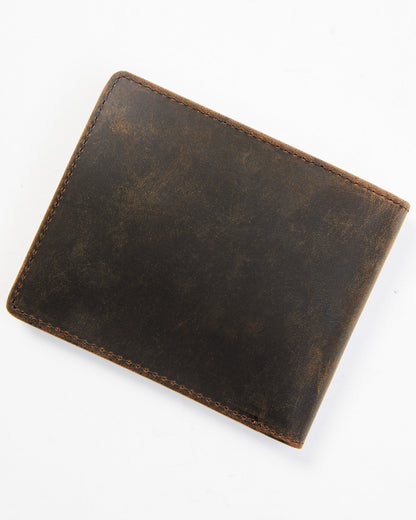 Men's Brown Mexico Slash Bifold Leather Wallet | Cody James Accessories