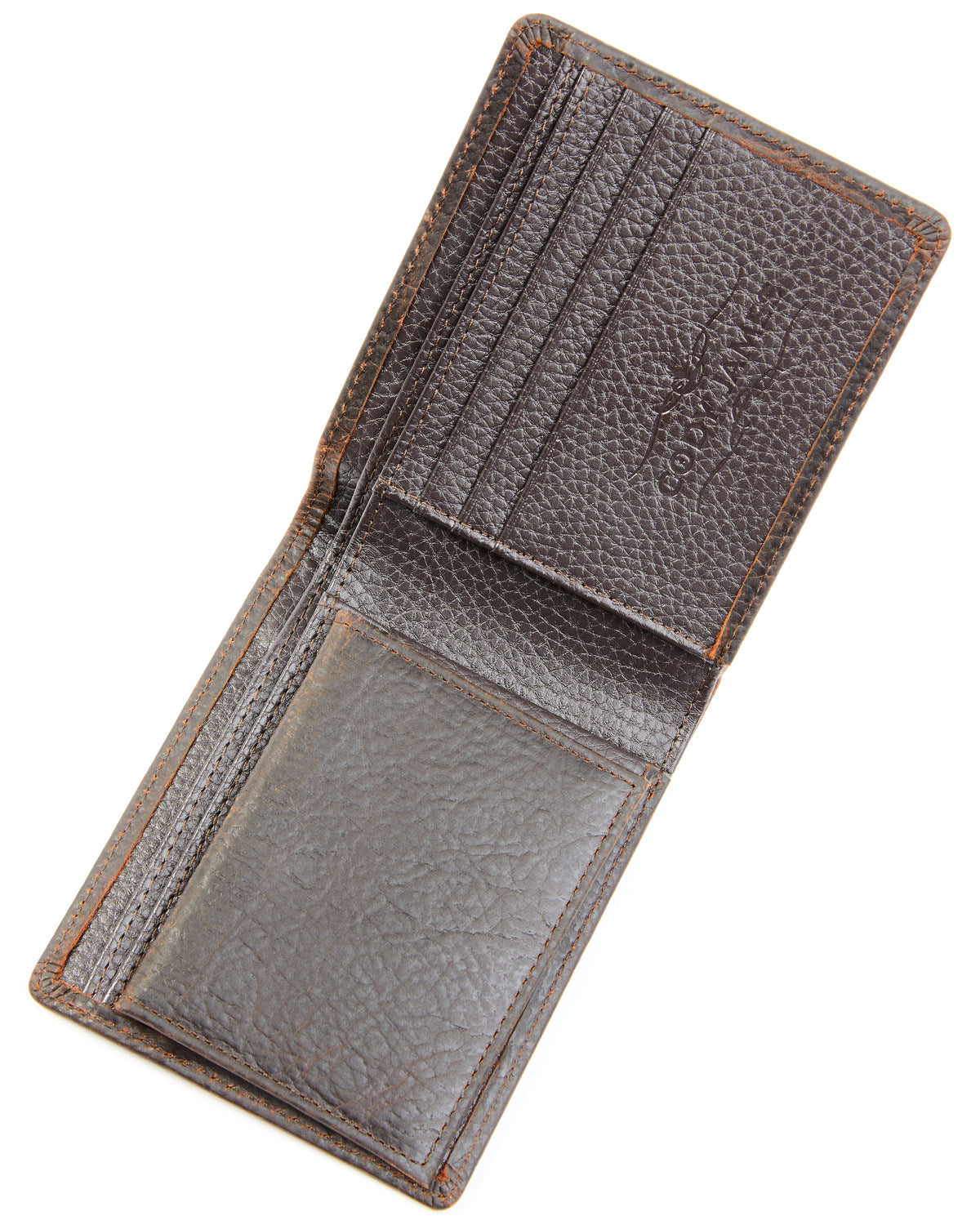 Men's Brown Don't Tread on Me Bifold Wallet | Cody James Accessories