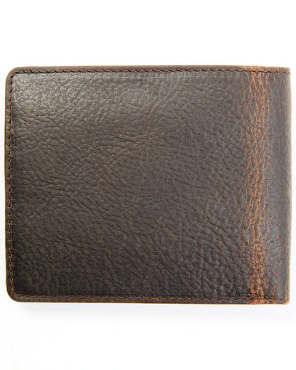 Men's Brown Don't Tread on Me Bifold Wallet | Cody James Accessories