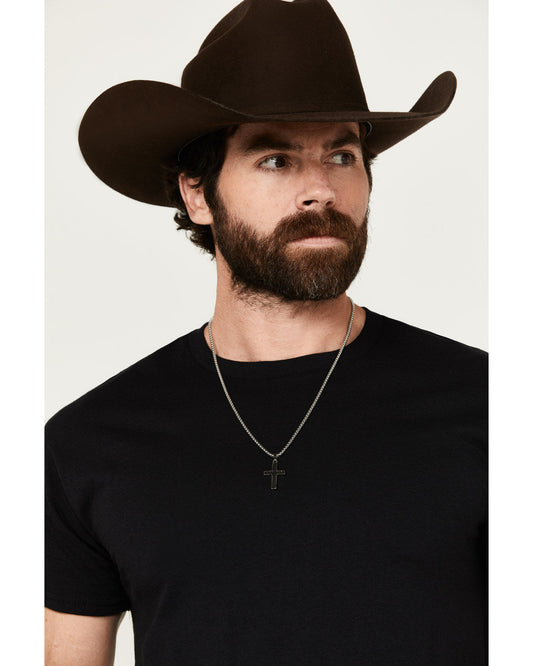 Men's Oxidized Cross Necklace | Cody James Accessories